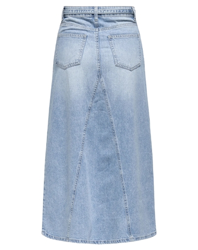 Sophia Belt Maxi Denim Nederdel - Only